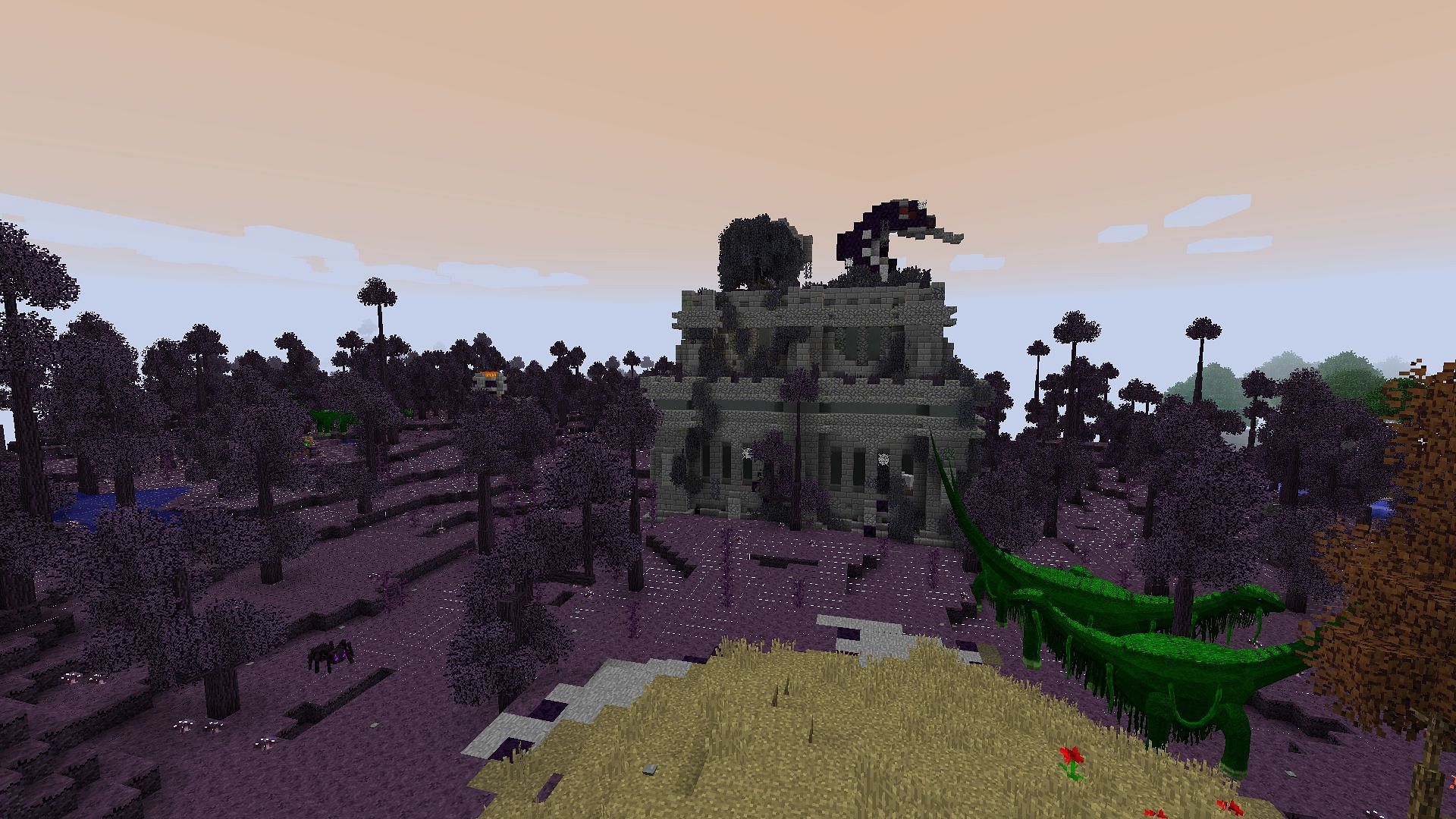 Bedrock players will now get to experience the array of challenges and features in this mod (Image via Sportskeeda Gaming || Mojang Studios)